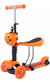 Monopatin Infantil 2 EN 1 Con Asiento Ruedas Luces Ajustable