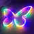 Cartel Luz Neón Mariposa Fluo A Usb Pilas Iluminacion Qs7t en internet