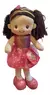MUÑECA-SWEET CAKES- PEPONA MOROCHITA De Peluche Trenzas Importado