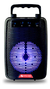 Parlante Portatil Bluetooth KTS Retroiluminado Usb Tarjeta Sd Color Negro