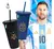 Vaso Fútbol Selección Argentina 750 ml Afa Oficial Con Sorbete