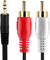 Cable Rca Miniplug Audio Auxiliar Macho 3,5 Mm 1.5 Mts 2x1 en internet