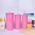 Vasos Diamenate Fucsia Tipo Starbucks 3 En 1