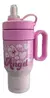 Vaso Alto Termico De Acero Inoxidable Con Asa Y Sorbete850ml Negro Starxcup - comprar online