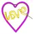 Cartel Neón Corazon Con Letras Love Usb O A Pilas Deco