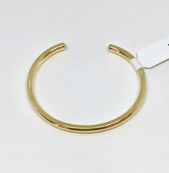 Bracelete semi aberto tubular liso - Gaia Acessórios e Tendência