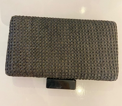 Clutch ráfia sintética preta na internet