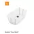 Banheira Flexível Transparente Areia Bege Plug Térmico Stokke - Girotondo
