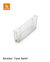 Banheira Flexível Transparente Areia Bege Plug Térmico Stokke - Girotondo
