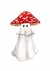 print art - fantasma cogumelo