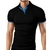 Imagem do Covrlge camisa polo masculina verão costura shorts manga polo roupas de negócios homens de luxo camiseta marca polos mtp129