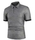 Imagem do Covrlge camisa polo masculina verão costura shorts manga polo roupas de negócios homens de luxo camiseta marca polos mtp129