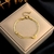 DIEYURO 316L Aço Inoxidável Fashion Link Chain Bracelet Bracelet para Mulheres Requintadas Cor Dourada Pulseira Joias Presente. - comprar online