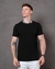 Camisa Longline Cotton Gola Rabanada - Preto - comprar online