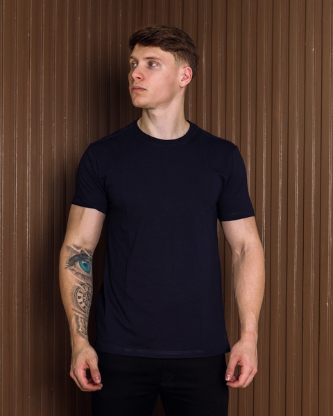 T-Shirt Básica Comfort Fio 40.1 - Azul