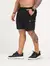 Bermuda Jogger Cargo Street Bolso Botão - Preto - Rodrigs Conceito