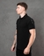Camisa Gola Polo Pique Com Elastano Preta - comprar online