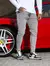 Calça Skinny Jeans Marmorizada Cinza Destroyed - comprar online