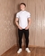 Camisa Gola Portuguesa Masculina Branca - comprar online