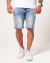 Bermuda Jeans Masculina Com Elastano na internet