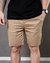 Short Masculino Sarja Comfot Cós Elastico - Bege - Rodrigs Conceito