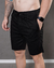 Short Masculino Sarja Comfot Cós Elastico - Preto - loja online