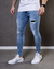Calça Jeans Masculina Destroyed Rasgada Modelage Skinny - Vintag