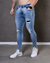 Calça Jeans Masculina Destroyed Rasgada Modelage Skinny - Vintag - comprar online