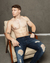 Calça Jeans Masculina Destroyed Rasgada Modelage Skinny - Vintag