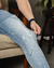 Imagem do Calça Jeans Masculina Destroyed Rasgada Modelage Skinny - Vintag
