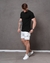 Camisa Longline Cotton Gola Rabanada - Preto - Rodrigs Conceito