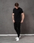 Camisa Masculina T-shirt Com Ziper - Preta - Rodrigs Conceito