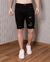 Bermuda Jeans Masculina Com Elastano - Preta na internet