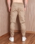 Calça Jogger Cargo Drapiada Masculina Sarja Acetinada na internet