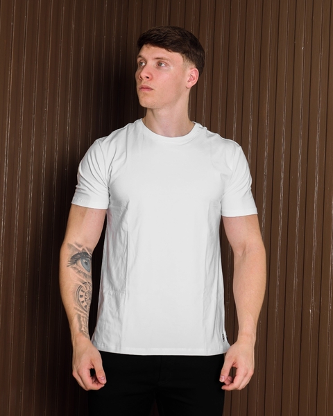 T-Shirt Básica Comfort Fio 40.1 - Branca