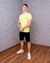 Camisa Masculina Longline - verde - comprar online