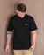 Camisa Masculina Ouversized Algodão Longa - Preta na internet