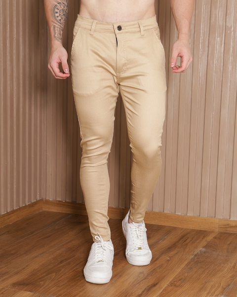 Calça Alfaiataria Corte Italiana Skinny Com Elastano