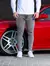 Calça Skinny Jeans Marmorizada Cinza Destroyed - loja online