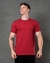 Camisa Masculina T-shirt Com Ziper - Vermelha - comprar online