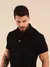 Camisa Gola Polo Piquet Masculina - Preta na internet