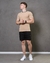 Camisa Longline Cotton Gola Rabanada - Bege na internet