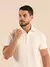Camisa Gola Polo Piquet Masculina - Off White - Rodrigs Conceito