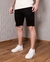 Bermuda Jeans Masculina Com Elastano - Preta na internet