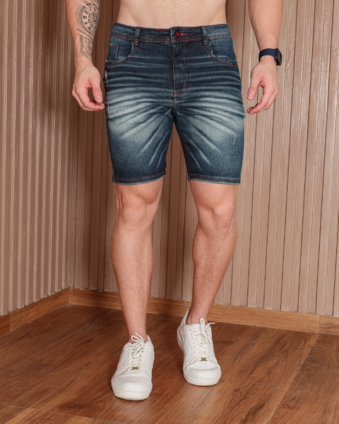 Bermuda Jeans Masculina Justa Skinny
