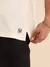 Camisa Gola Polo Piquet Masculina - Off White