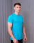 Camisa Masculina Longline - Azul