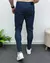 Calça Masculina alfaitaria azul marinho Modelage slim Com Elastano