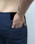 Calça Masculina alfaitaria azul marinho Modelage slim Com Elastano - comprar online