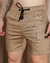 Bermuda Cargo Short Masculino Com Bolso Lateral Bege